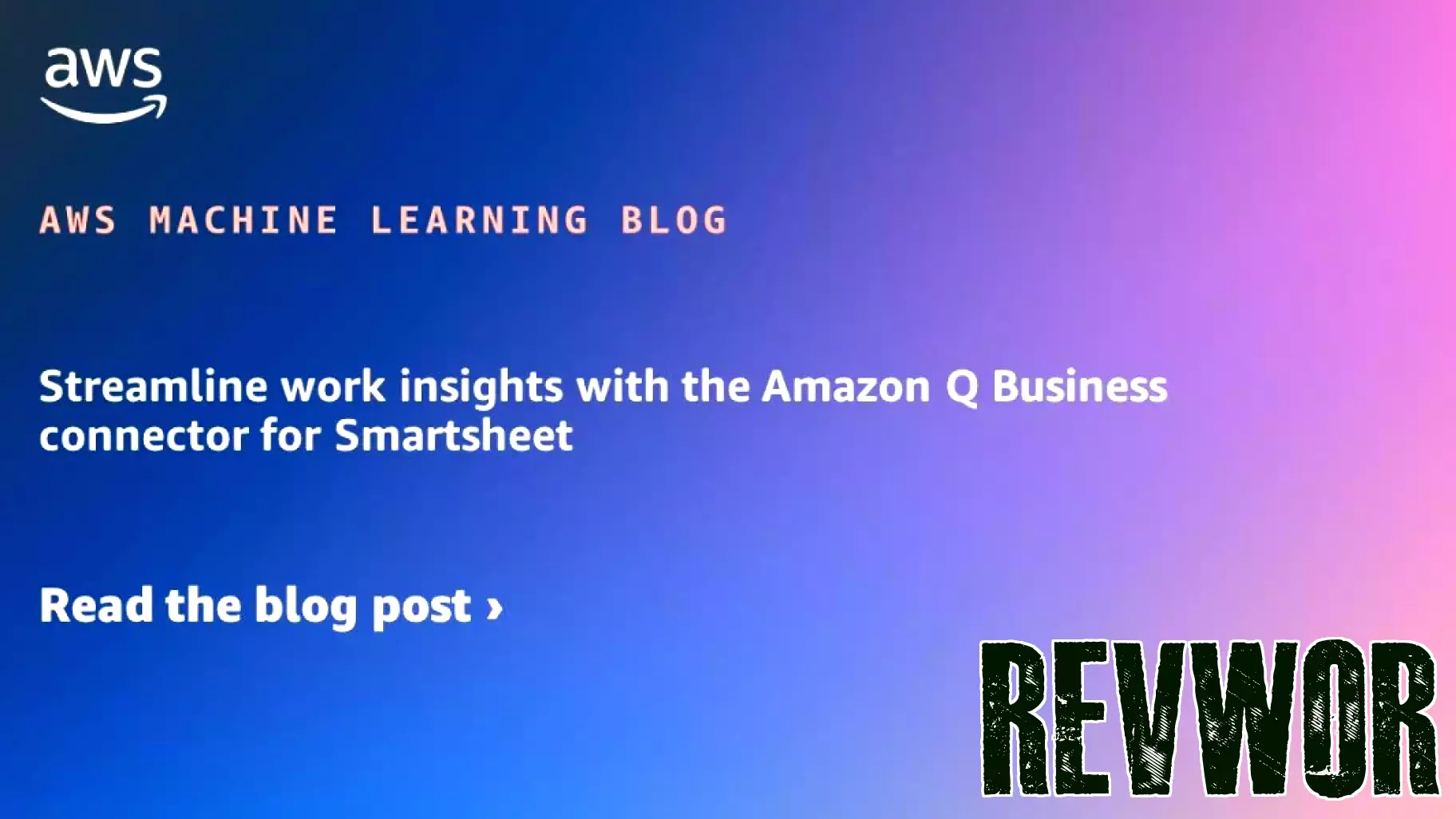 Enhance Your Workflow with Amazon Q Business Connector for Smartsheet