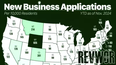 Small Western State Leads in New Business Applications for 2024